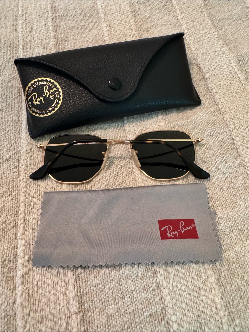 Ray-Ban Hexagonal Flat Sunglasses - RB3548N - Picture 8 of 10